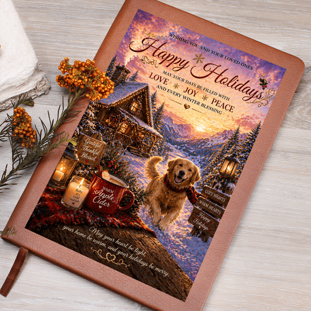 Cozy Holiday Cabin In A Winter Wonderland Journal