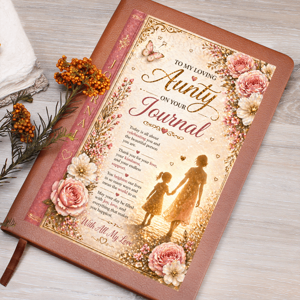 Aunty's Memory Journal Cover Design Gift