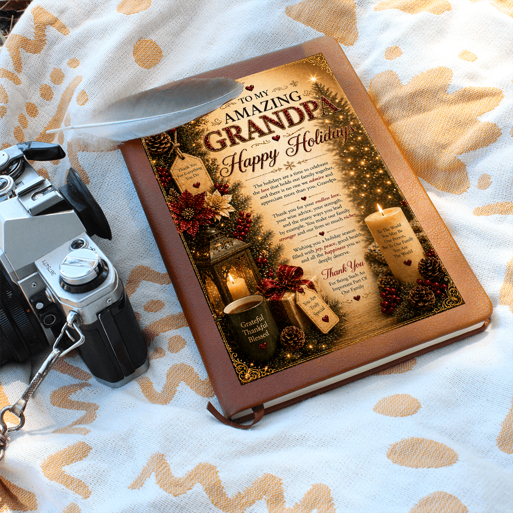 Holidays Cheer For Grandpa Journal