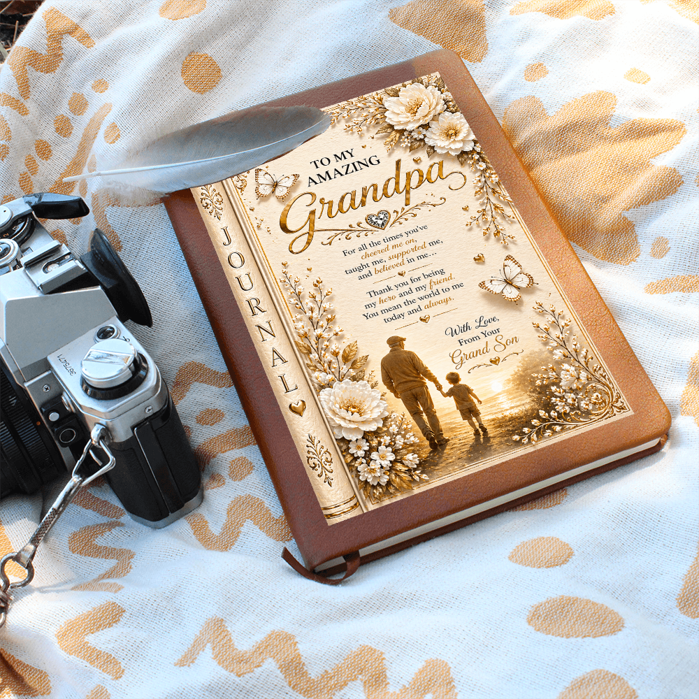 To My Amazing Grandpa Journal From Your Grand Son