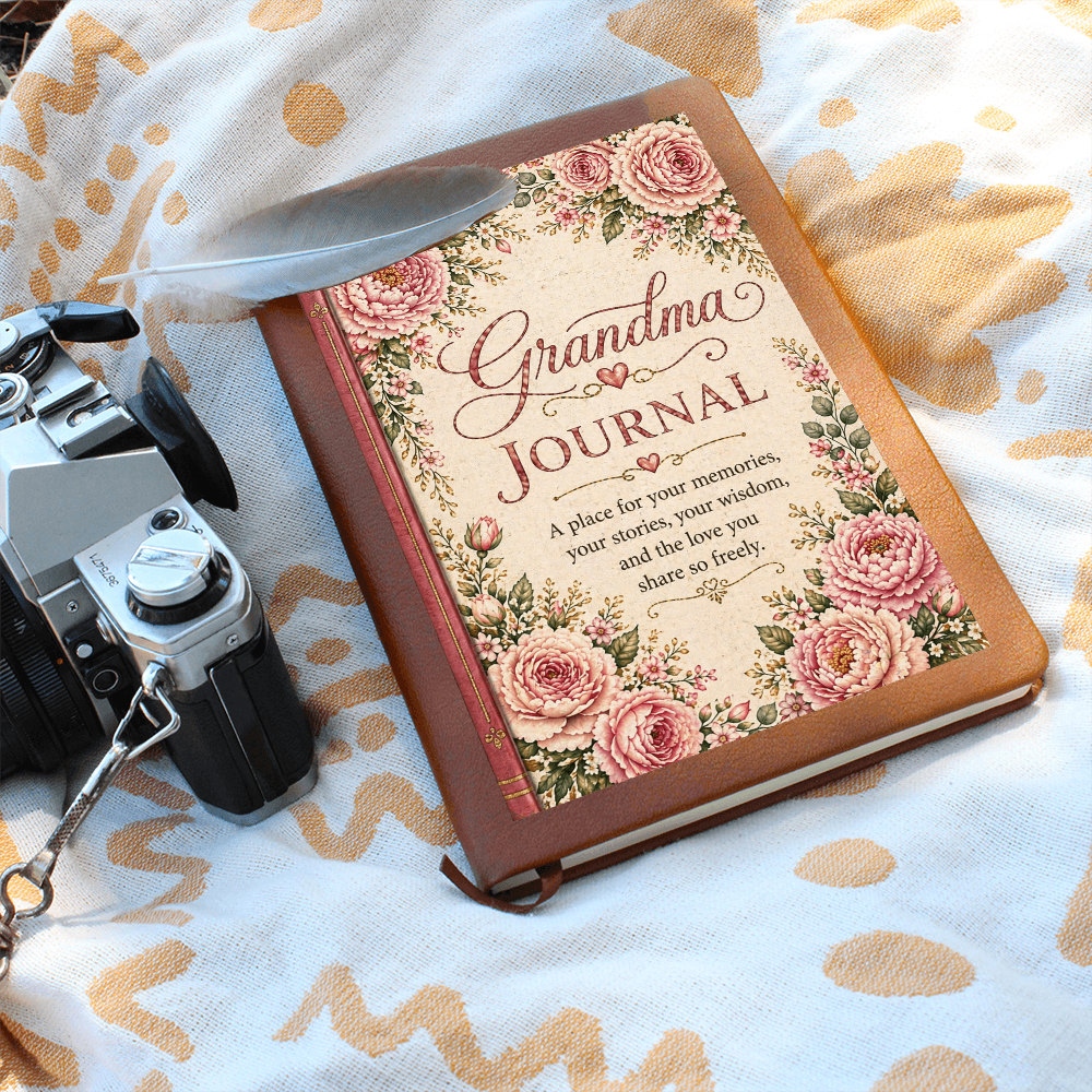 Special Vintage Floral Grandma Journal Gift