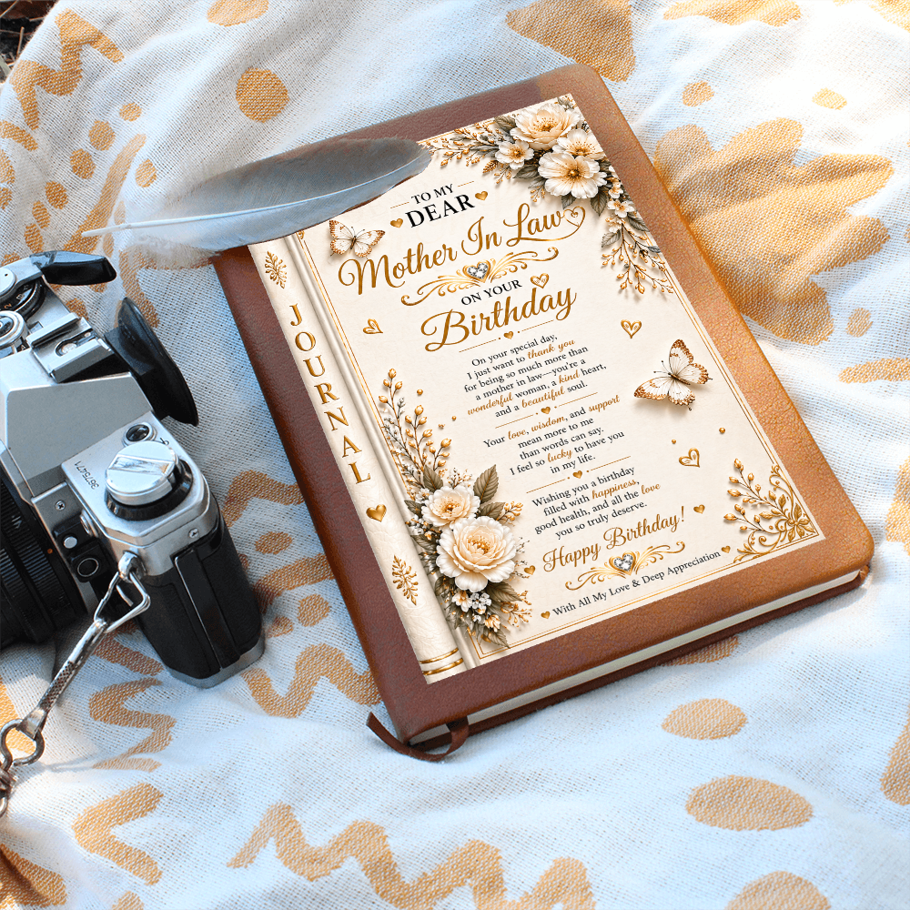 Elegant Birthday Journal For Mother-In-Law