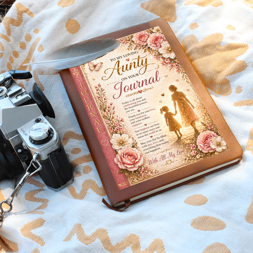 Aunty's Memory Journal Cover Design Gift
