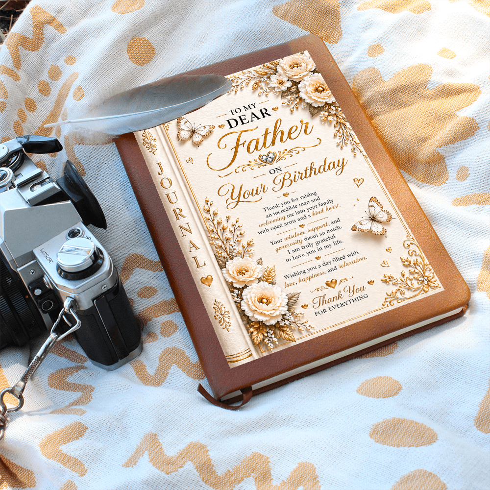 Elegant Birthday Tribute Journal For Father