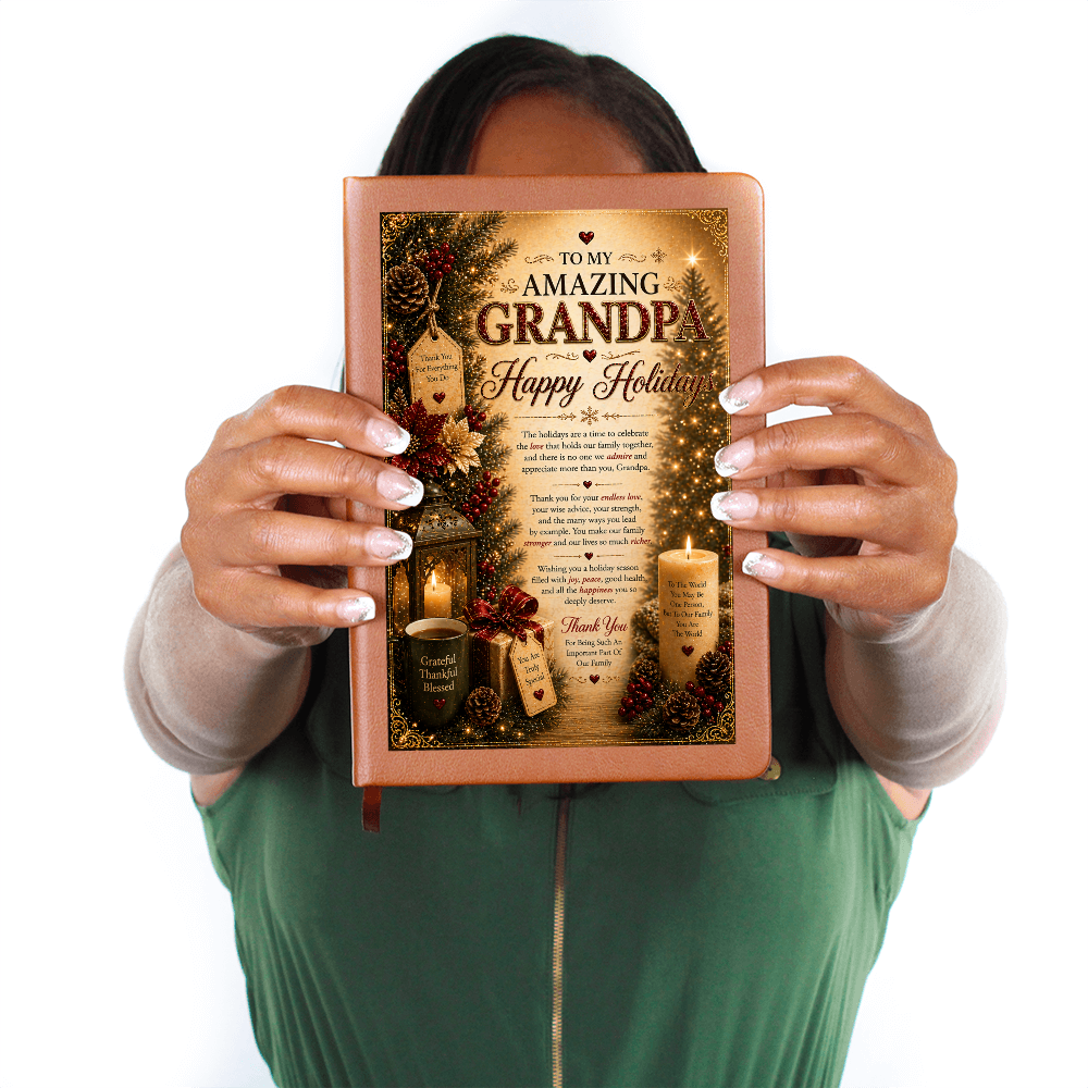 Holidays Cheer For Grandpa Journal