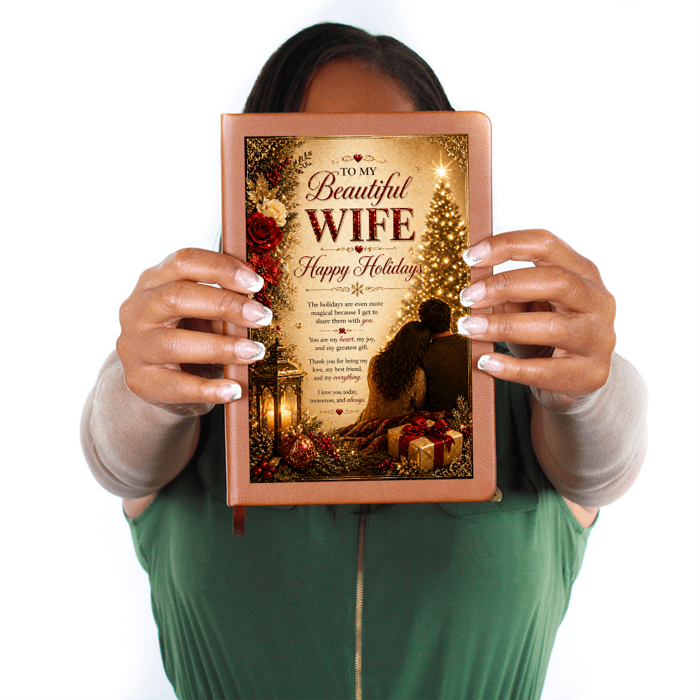 Romantic Holiday Moment By The Tree Journal