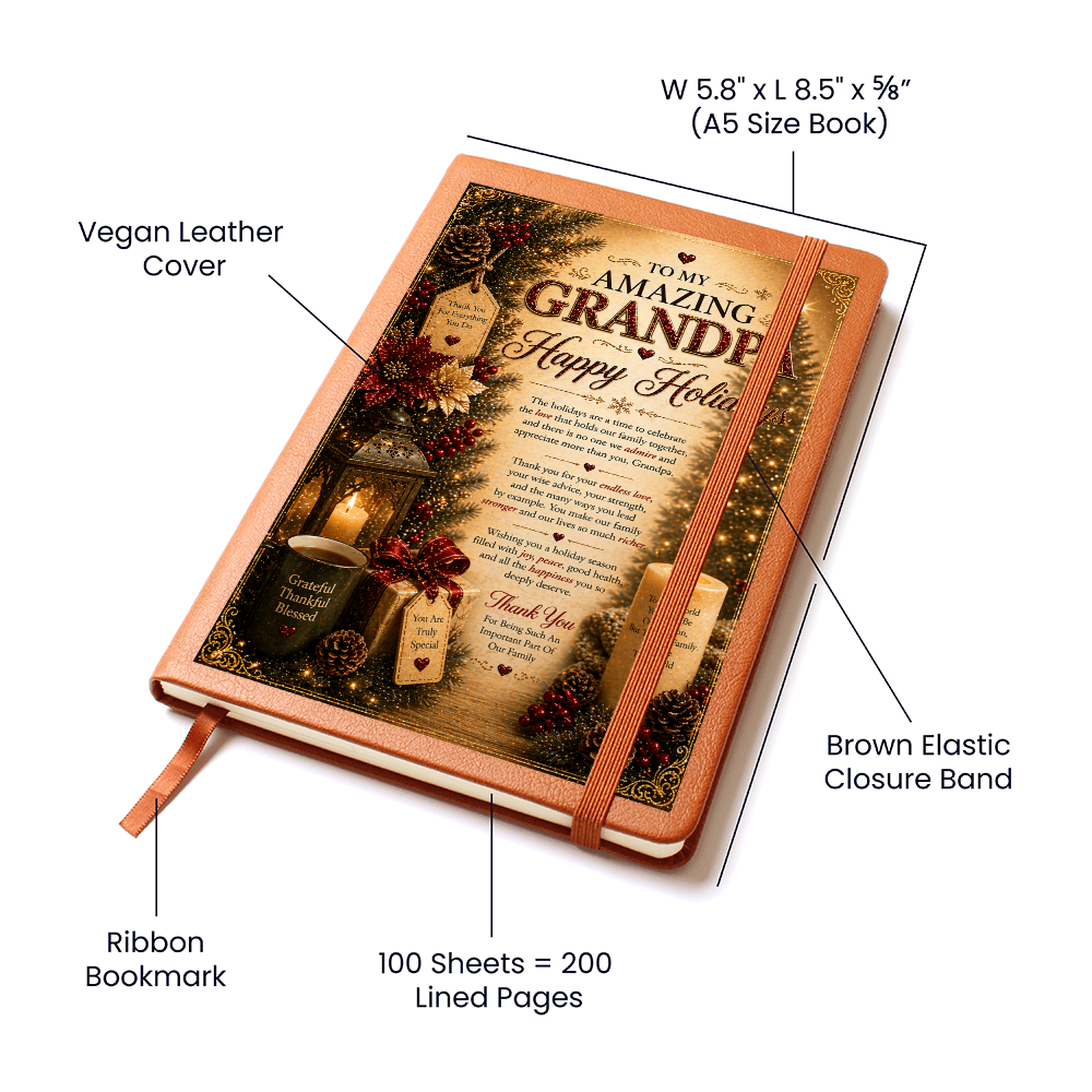 Holidays Cheer For Grandpa Journal