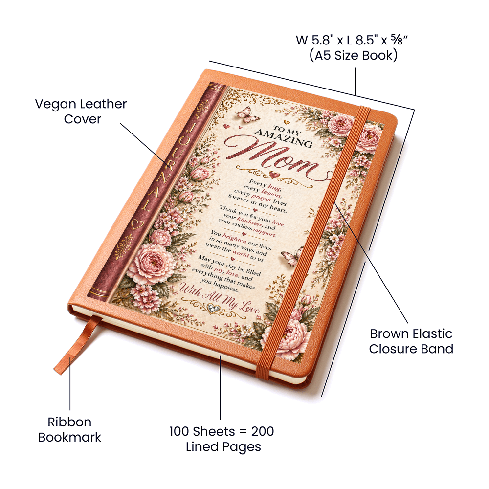 Elegant Journal Cover For Mom