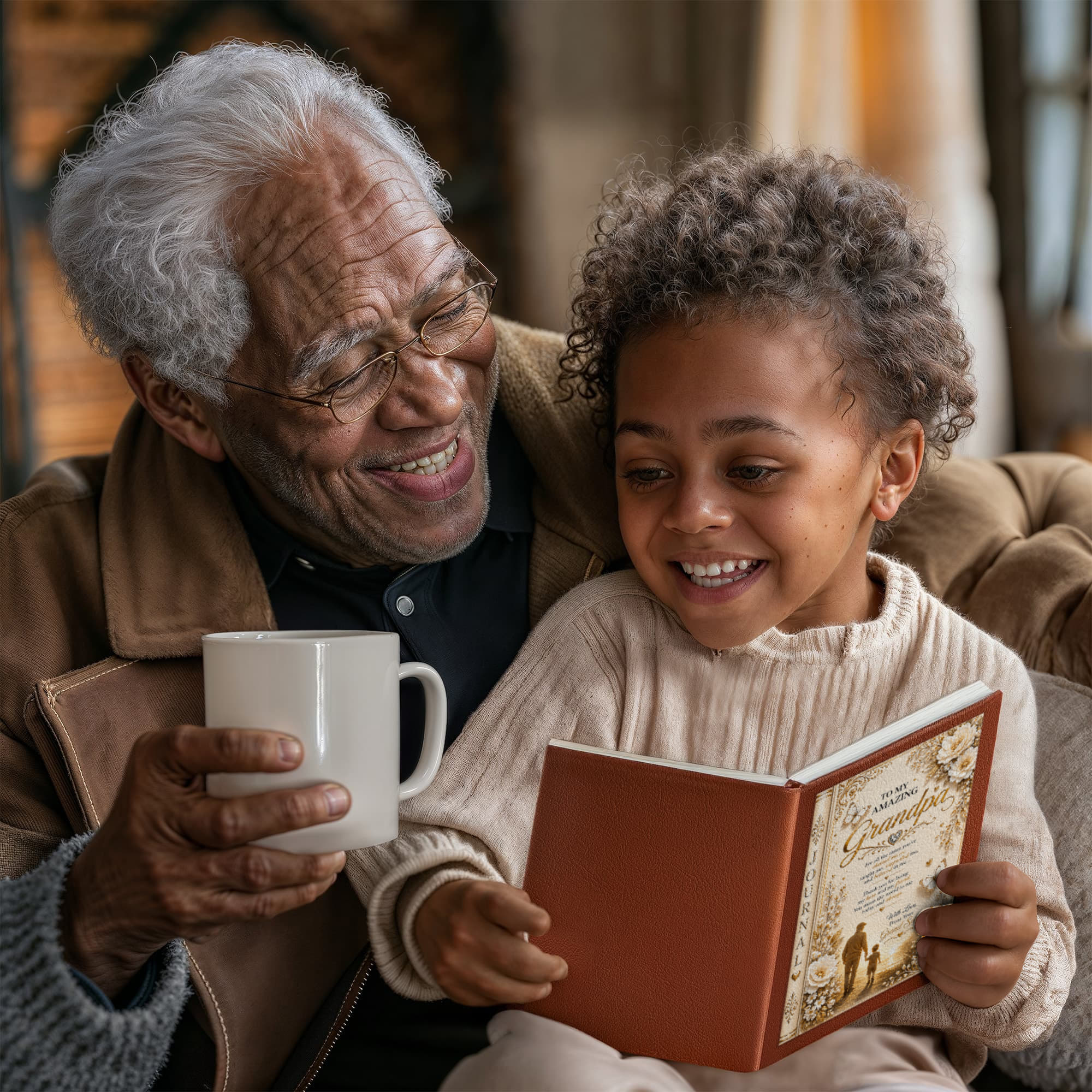 To My Amazing Grandpa Journal From Your Grand Son