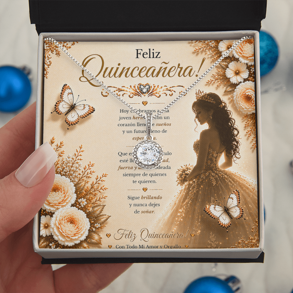 Feliz Quinceañera, Amiga Hermosa — Que Tus Sueños Se Hagan Realidad Y Tu Sonrisa Nunca Se Apague