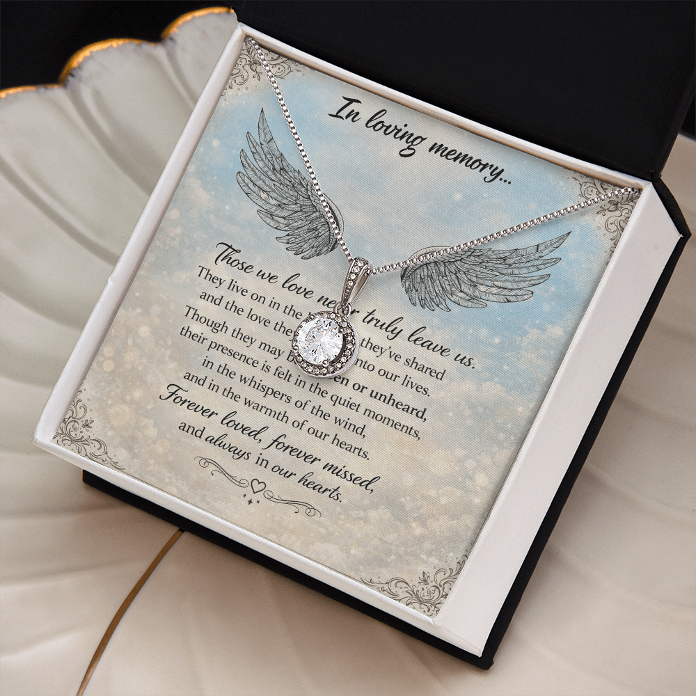In Loving Memory of Our Loved Ones – Memorial Necklace Gift Set