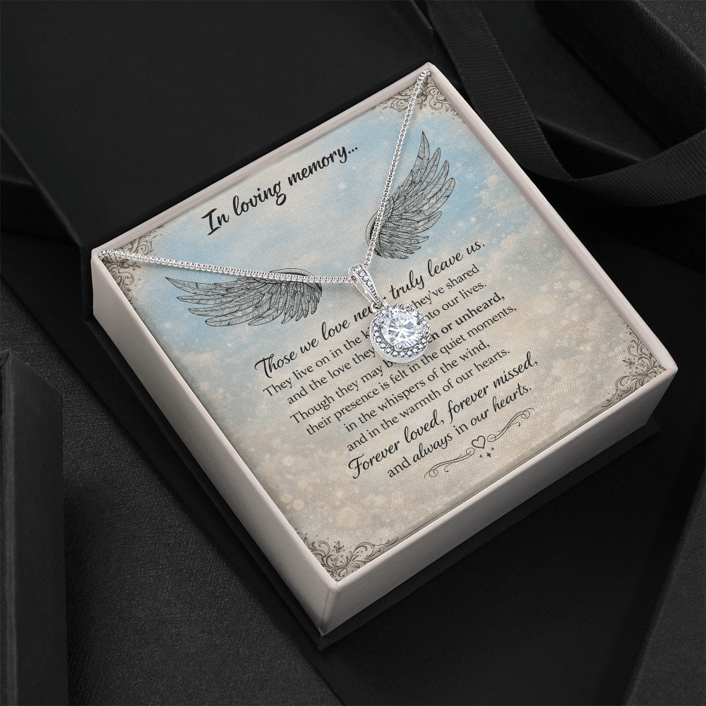 In Loving Memory of Our Loved Ones – Memorial Necklace Gift Set