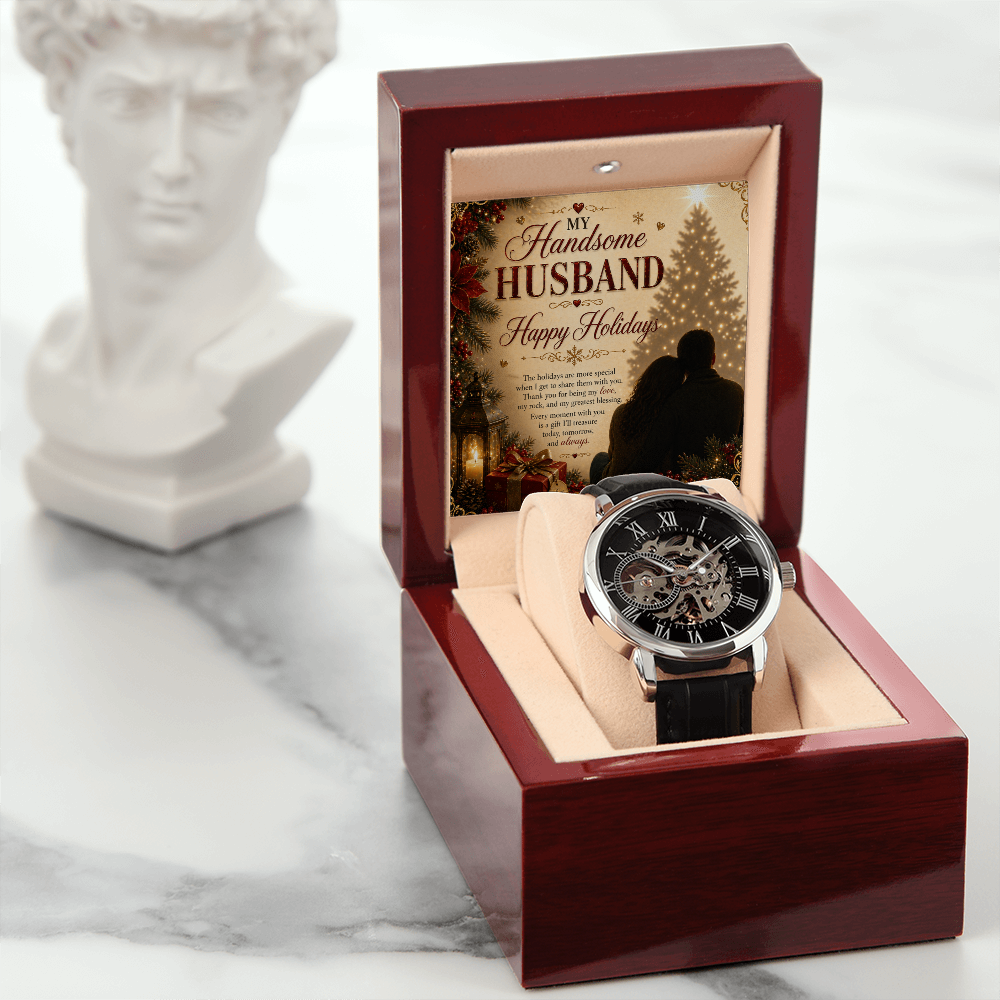 Special Holiday Warmth & Elegance For Hubby Gift Set