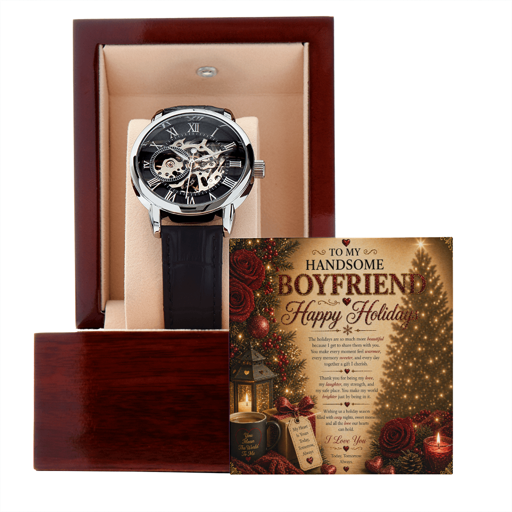 Superb & Romantic Holidays Card For My Beloved boyfriend Gift Set