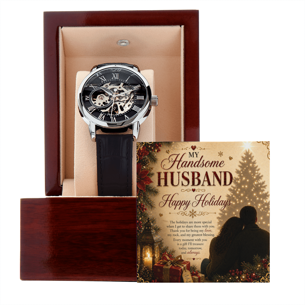 Special Holiday Warmth & Elegance For Hubby Gift Set