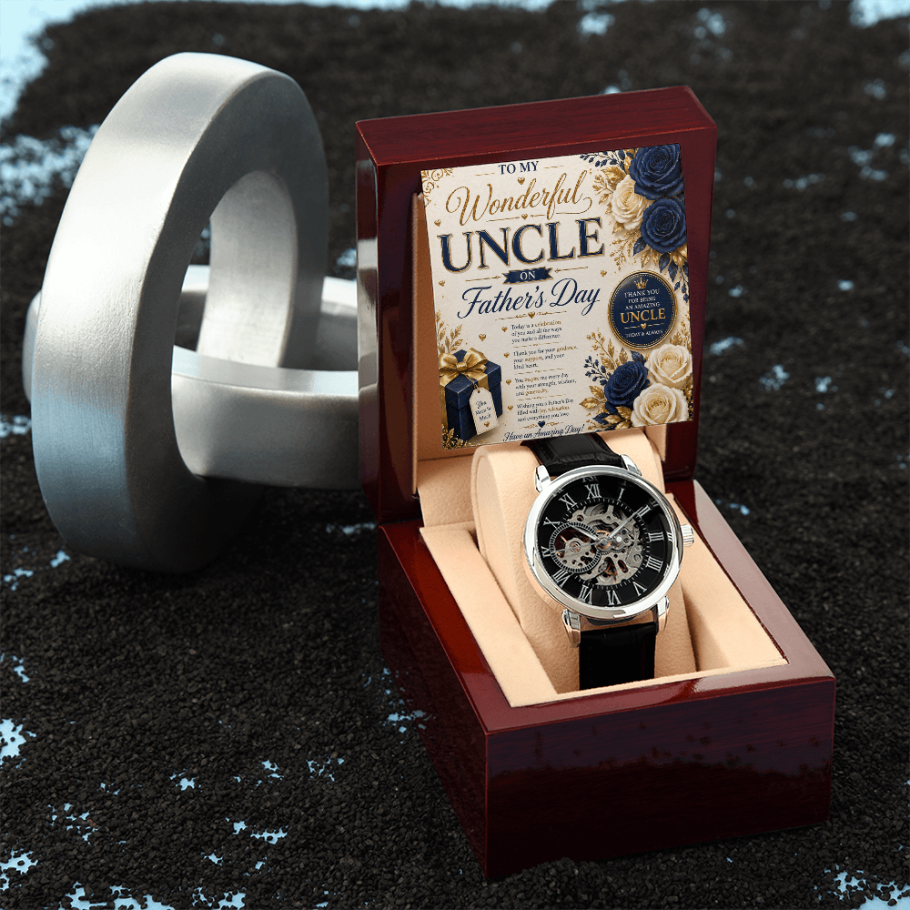 Loving Uncle On Father's Day Gift Set Card