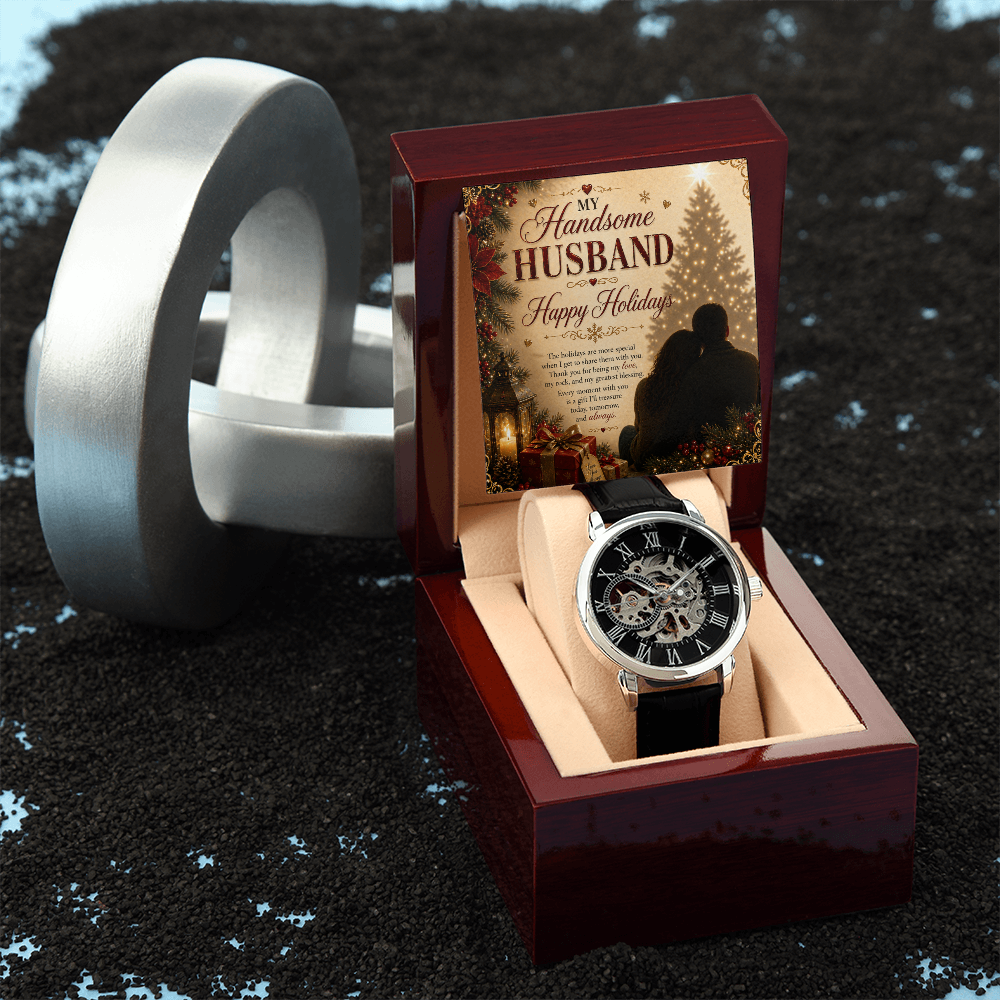 Special Holiday Warmth & Elegance For Hubby Gift Set