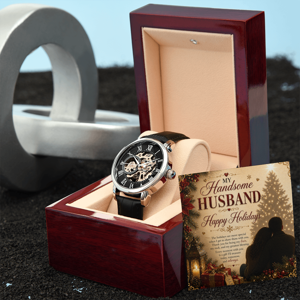 Special Holiday Warmth & Elegance For Hubby Gift Set