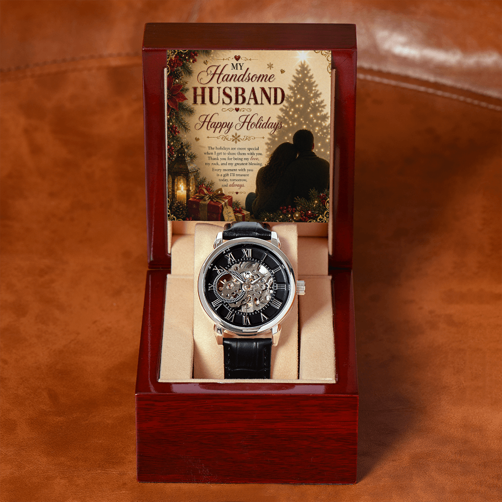 Special Holiday Warmth & Elegance For Hubby Gift Set