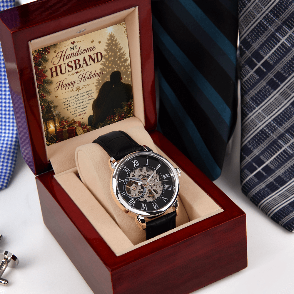 Special Holiday Warmth & Elegance For Hubby Gift Set
