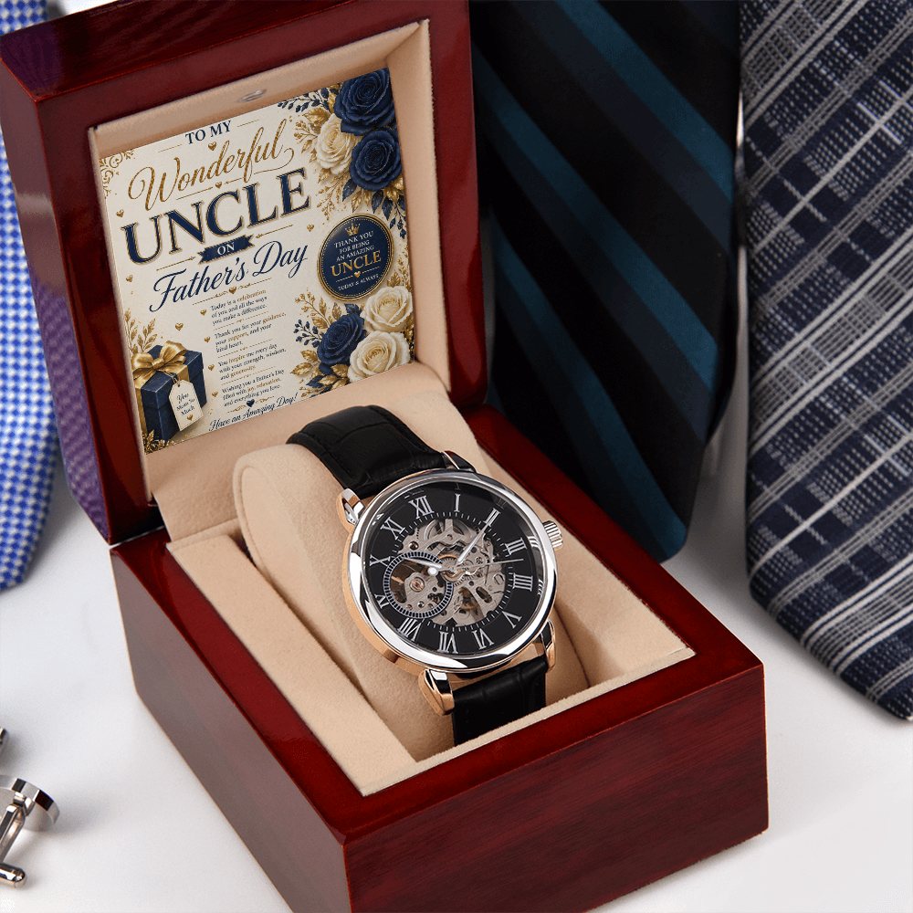 Loving Uncle On Father's Day Gift Set Card