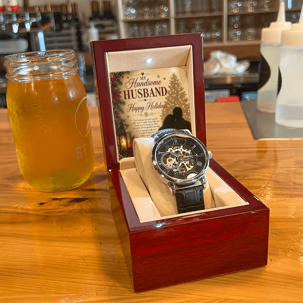 Special Holiday Warmth & Elegance For Hubby Gift Set