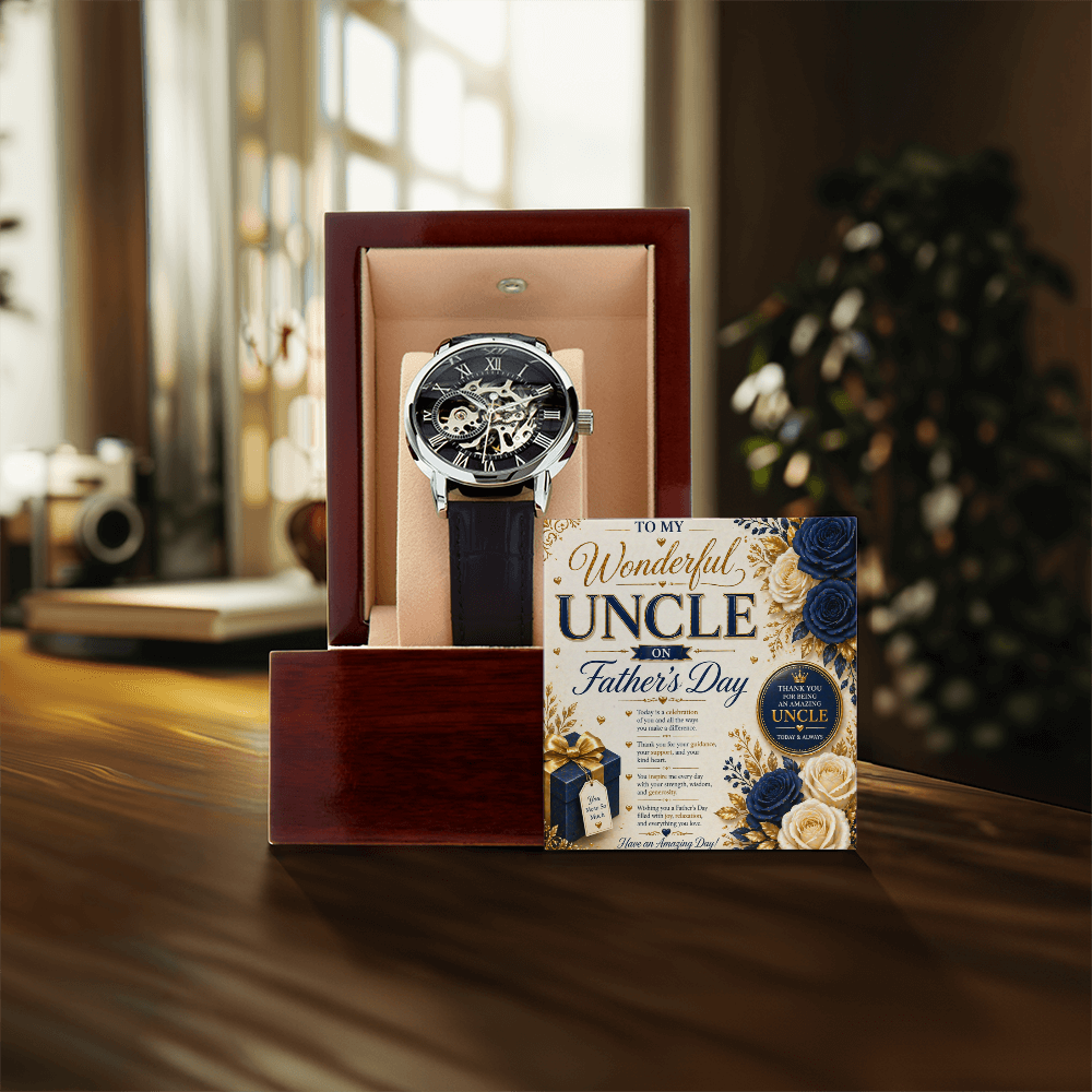 Loving Uncle On Father's Day Gift Set Card