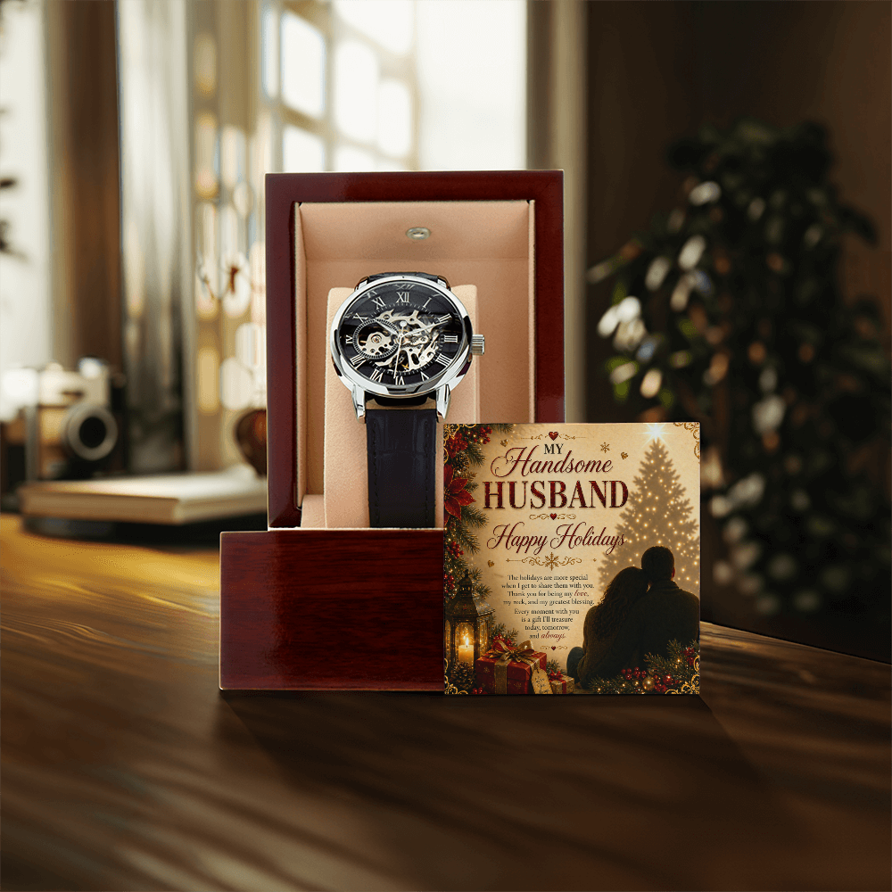 Special Holiday Warmth & Elegance For Hubby Gift Set