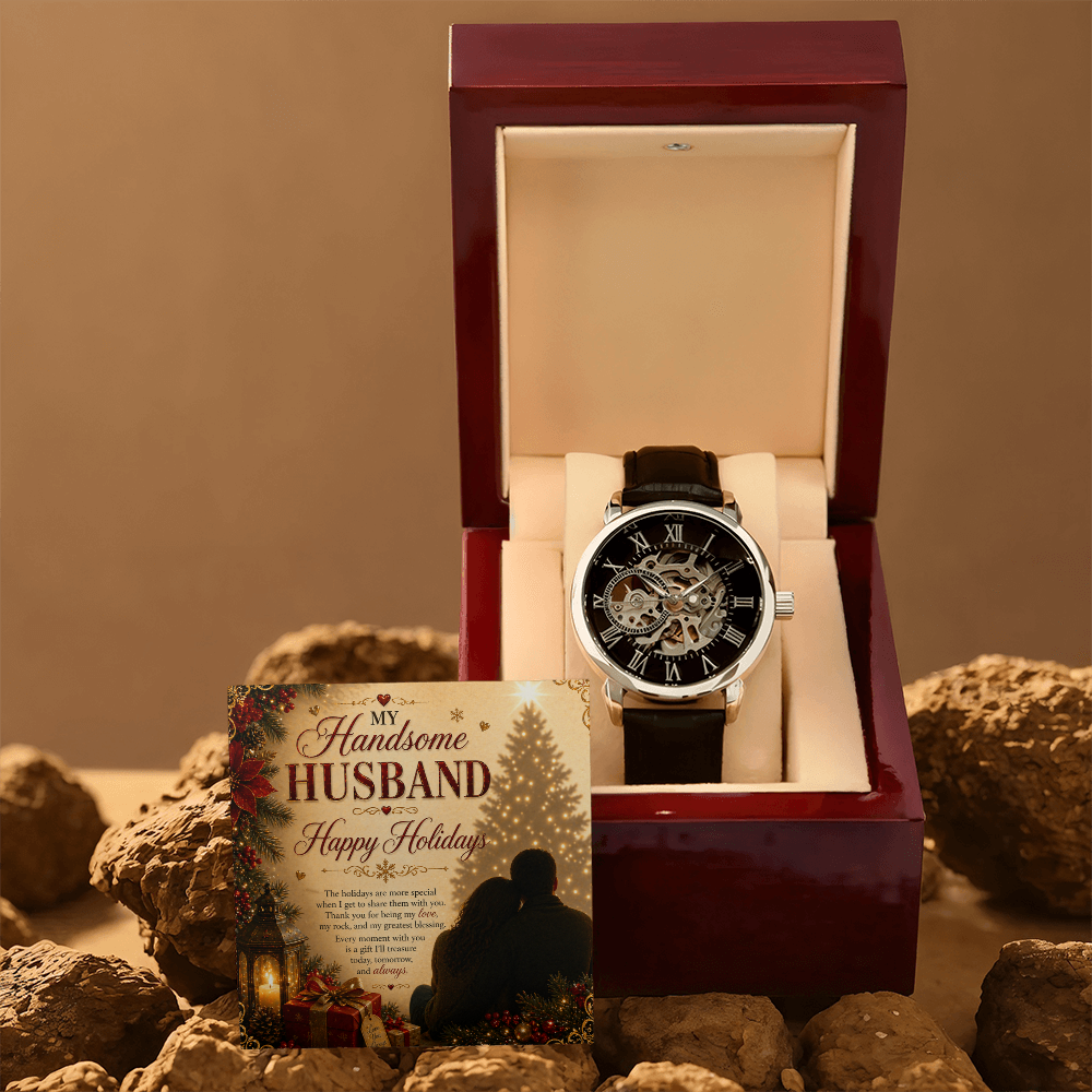 Special Holiday Warmth & Elegance For Hubby Gift Set