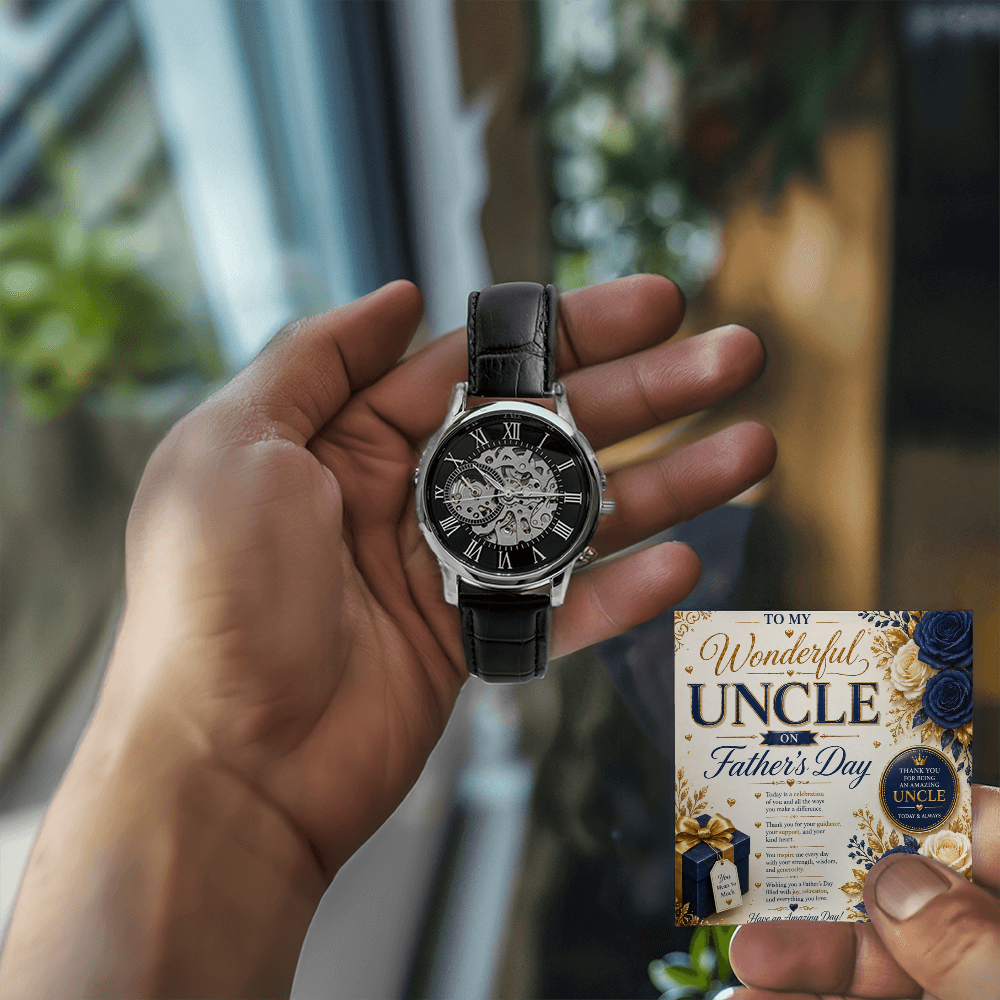Loving Uncle On Father's Day Gift Set Card