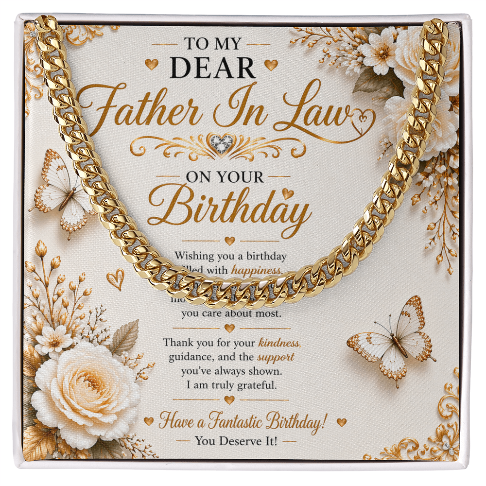 Sexy Birthday Wishes Card For My Father-In-Law Gift Set