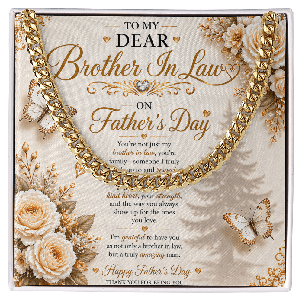 Elegant Father's Day Tribute For My Brother-In-Law Gift Set