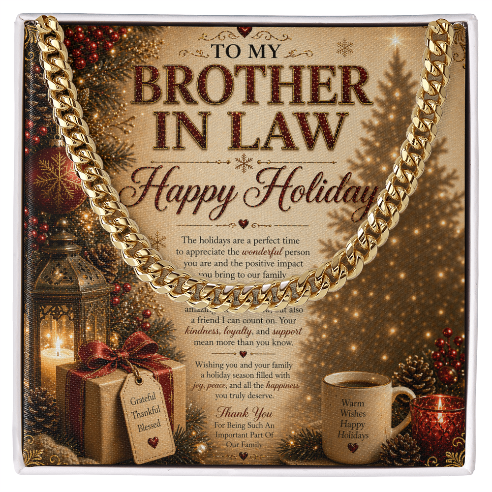 Warm Holidays Wishes For My Brother-In-Law Gift Set