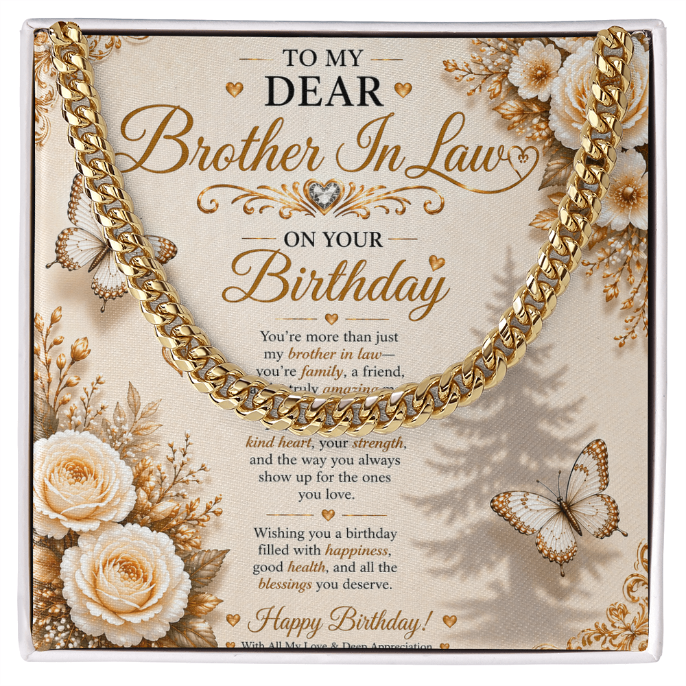 Elegant Birthday Greeting For My Brother-In-Law Gift Set