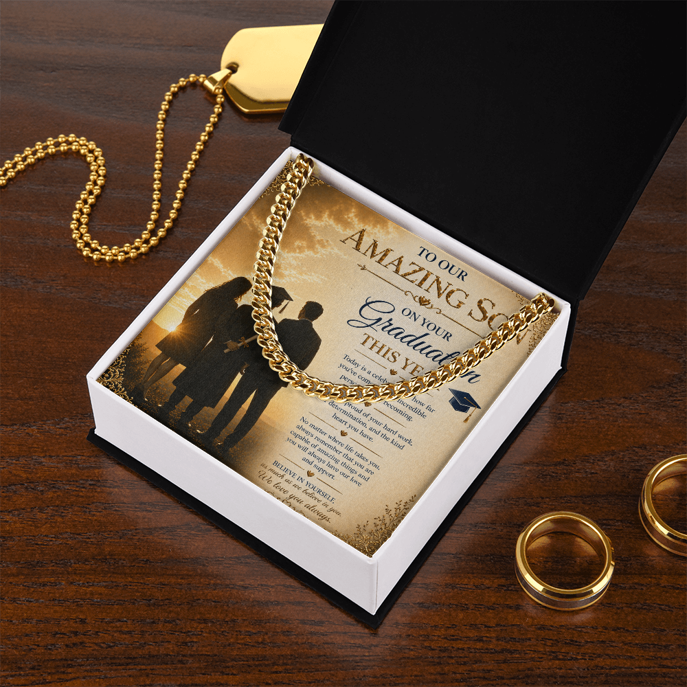 To Our Amazing Son On His Graduation Success Gift Set