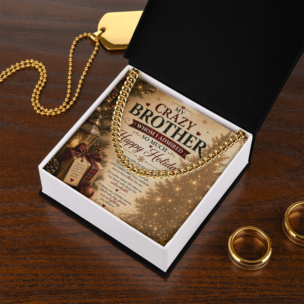 Warm Holiday Greeting For My Brother Gift Set