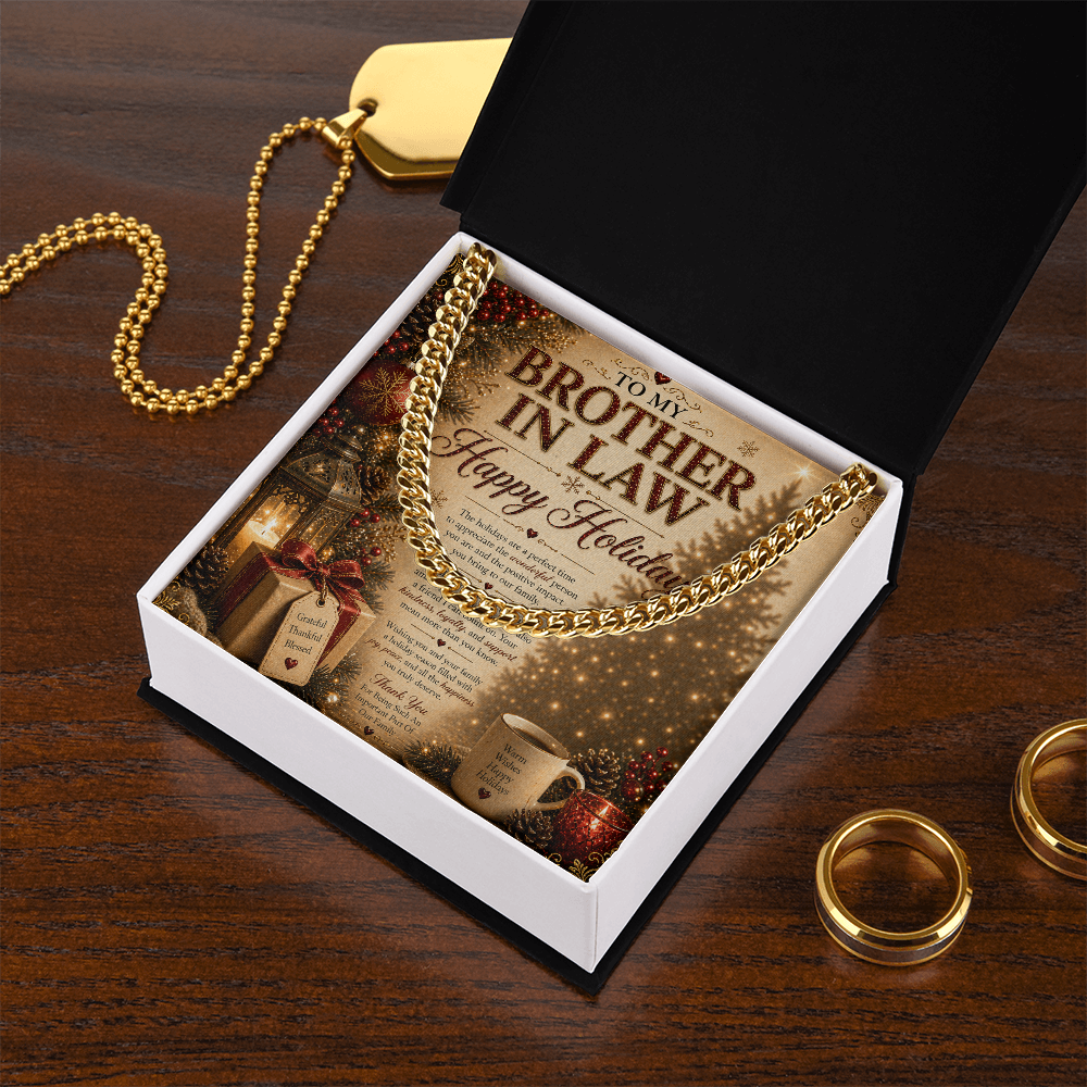 Warm Holidays Wishes For My Brother-In-Law Gift Set