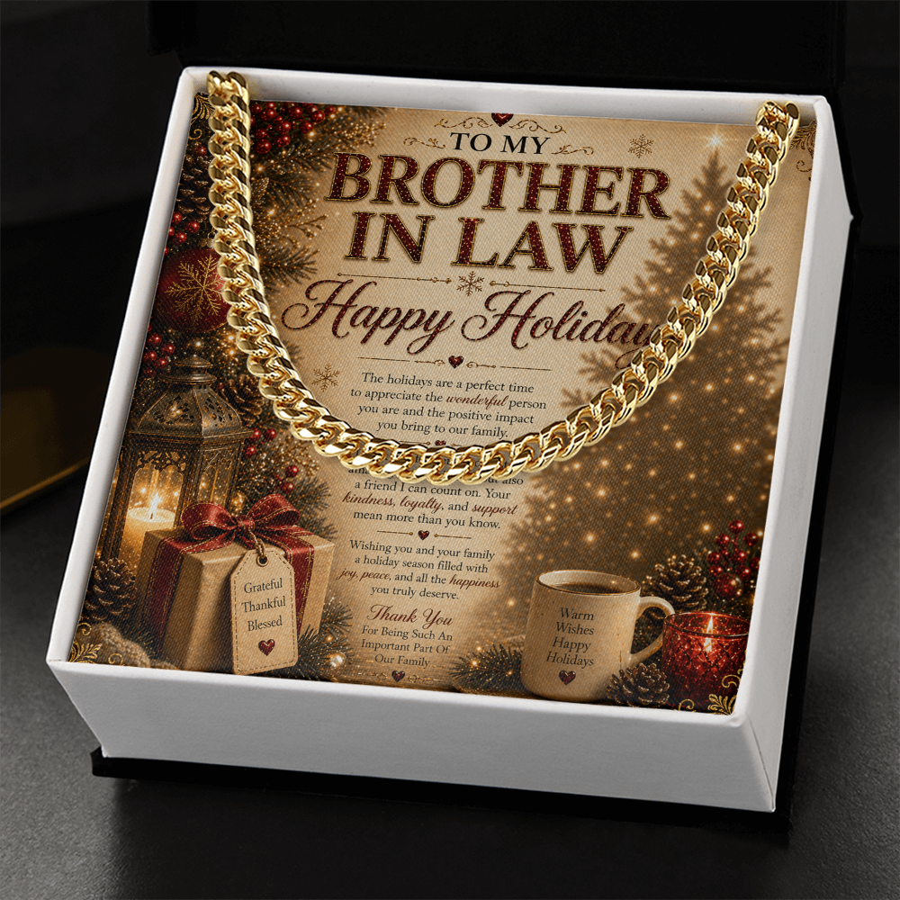 Warm Holidays Wishes For My Brother-In-Law Gift Set