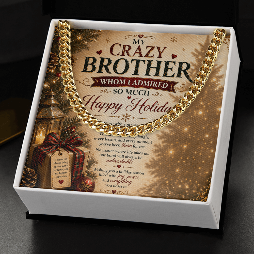 Warm Holiday Greeting For My Brother Gift Set