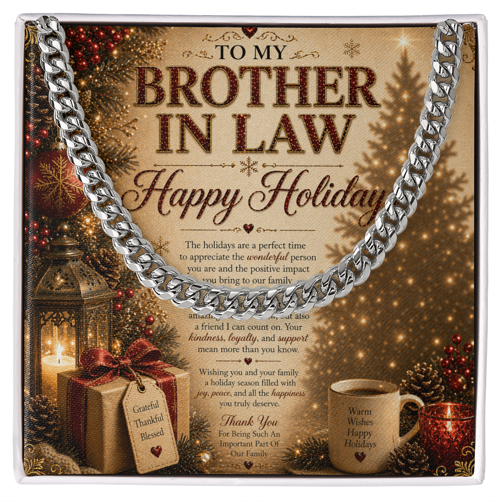 Warm Holidays Wishes For My Brother-In-Law Gift Set
