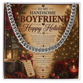 Amazing & Romantic Holidays Card For My boyfriend Gift Set