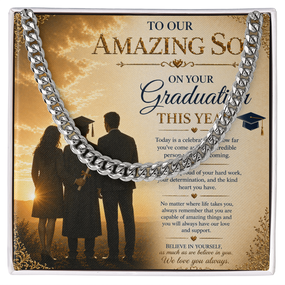 To Our Amazing Son On His Graduation Success Gift Set