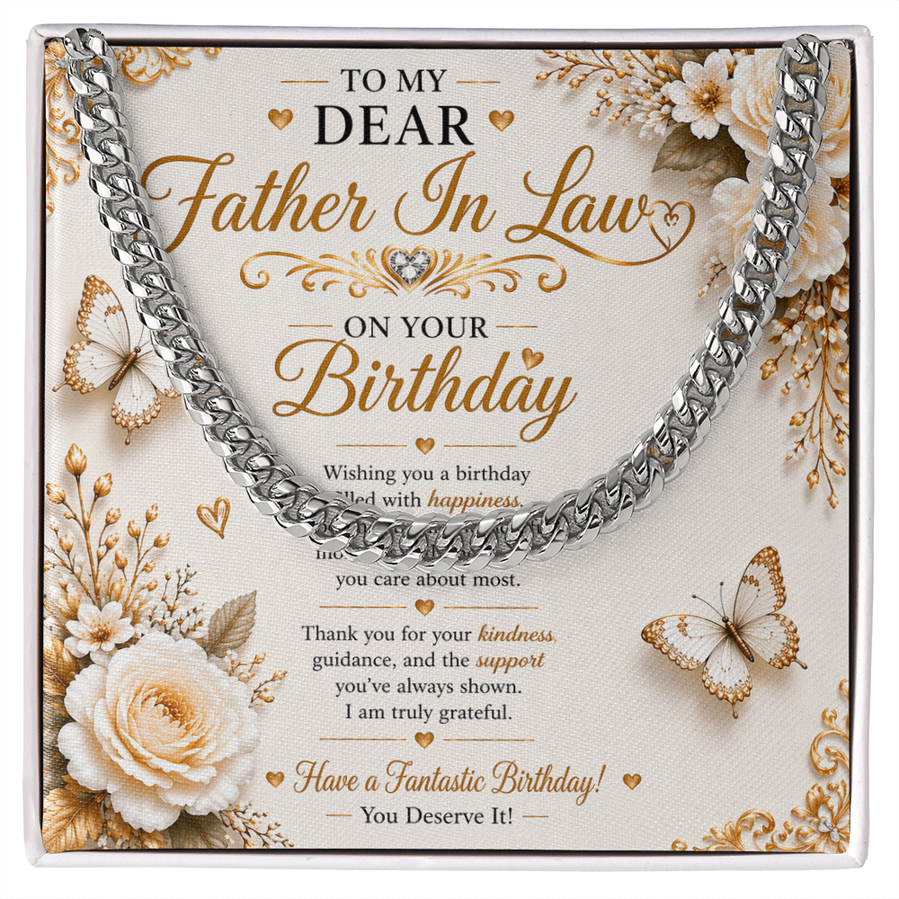 Sexy Birthday Wishes Card For My Father-In-Law Gift Set