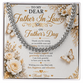 Elegant Father's Day Appreciation Card For My Father-In-Law Gift Set