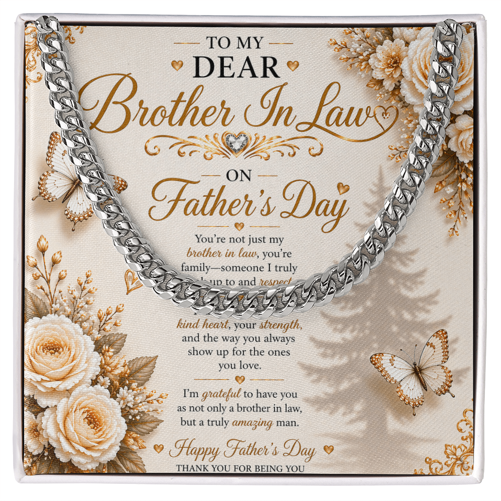 Elegant Father's Day Tribute For My Brother-In-Law Gift Set