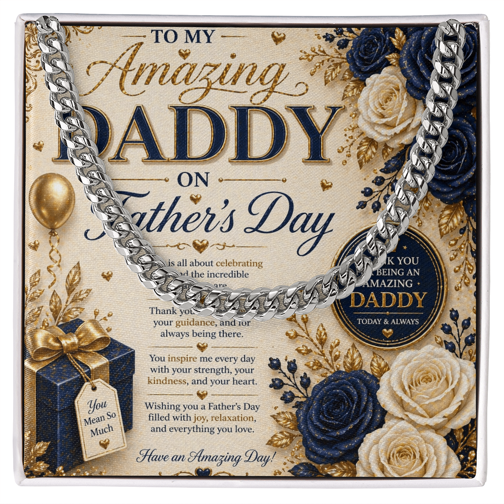 Father's Day elegance In navy & Gold Gift Set