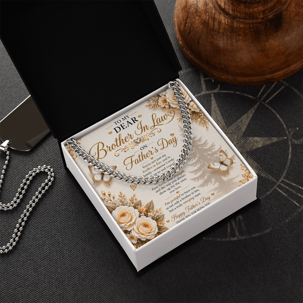 Elegant Father's Day Tribute For My Brother-In-Law Gift Set