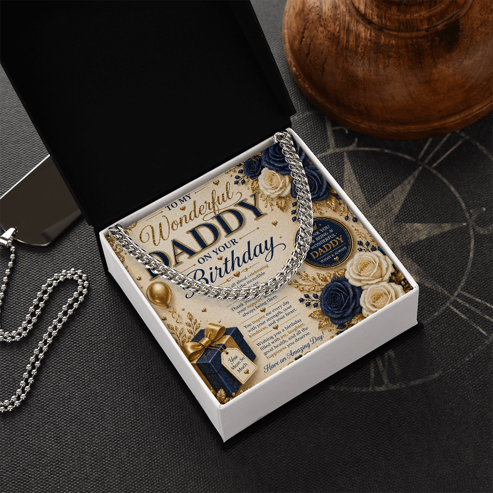 Luxurious Birthday card For Daddy Gift Set