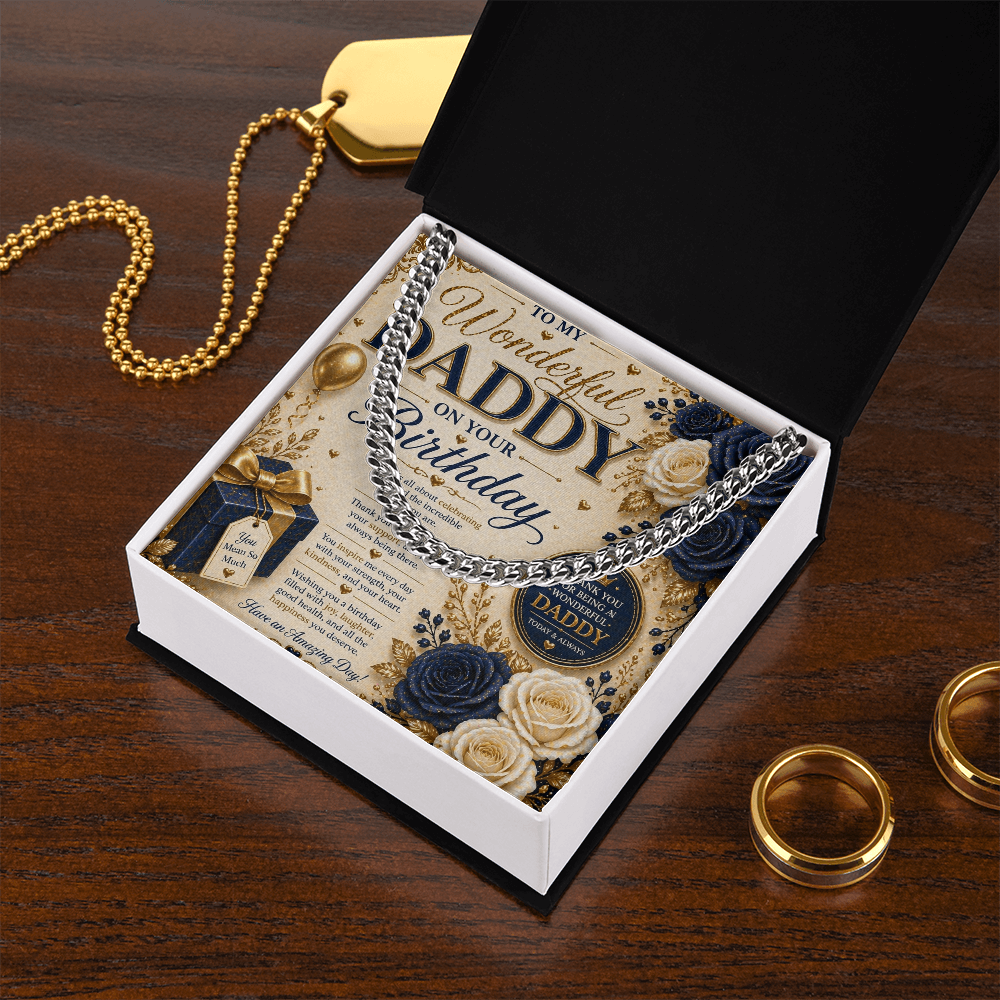 Luxurious Birthday card For Daddy Gift Set