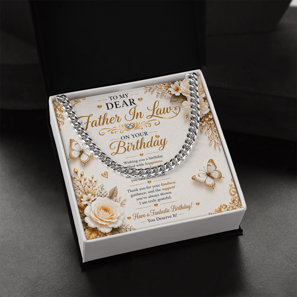 Sexy Birthday Wishes Card For My Father-In-Law Gift Set